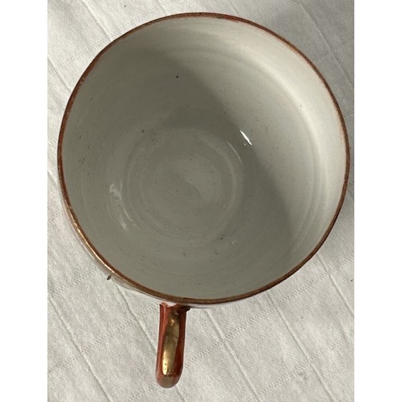 Vintage hand painted Teacup Japanese porcelain Detailed Scenery I E & C Co Japan - Picture 5 of 6